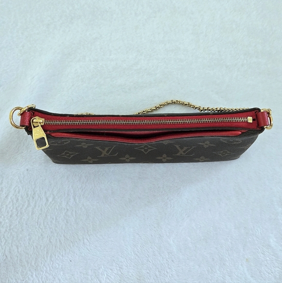Louis Vuitton Pallas Clutch In Monogram Cerise❤️ - Picture 3 of 16